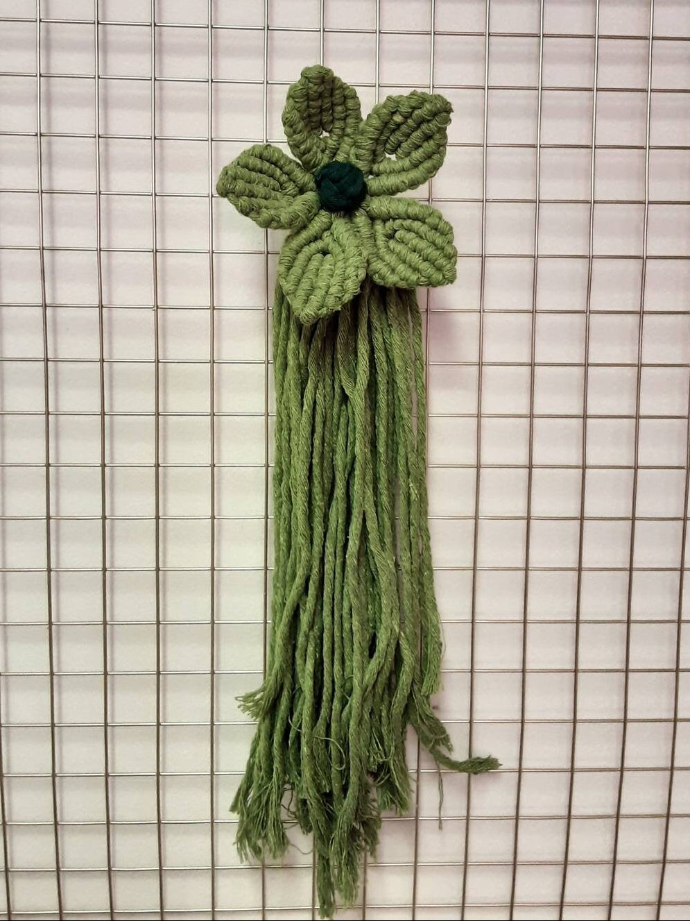 Large Macrame Flower Decor