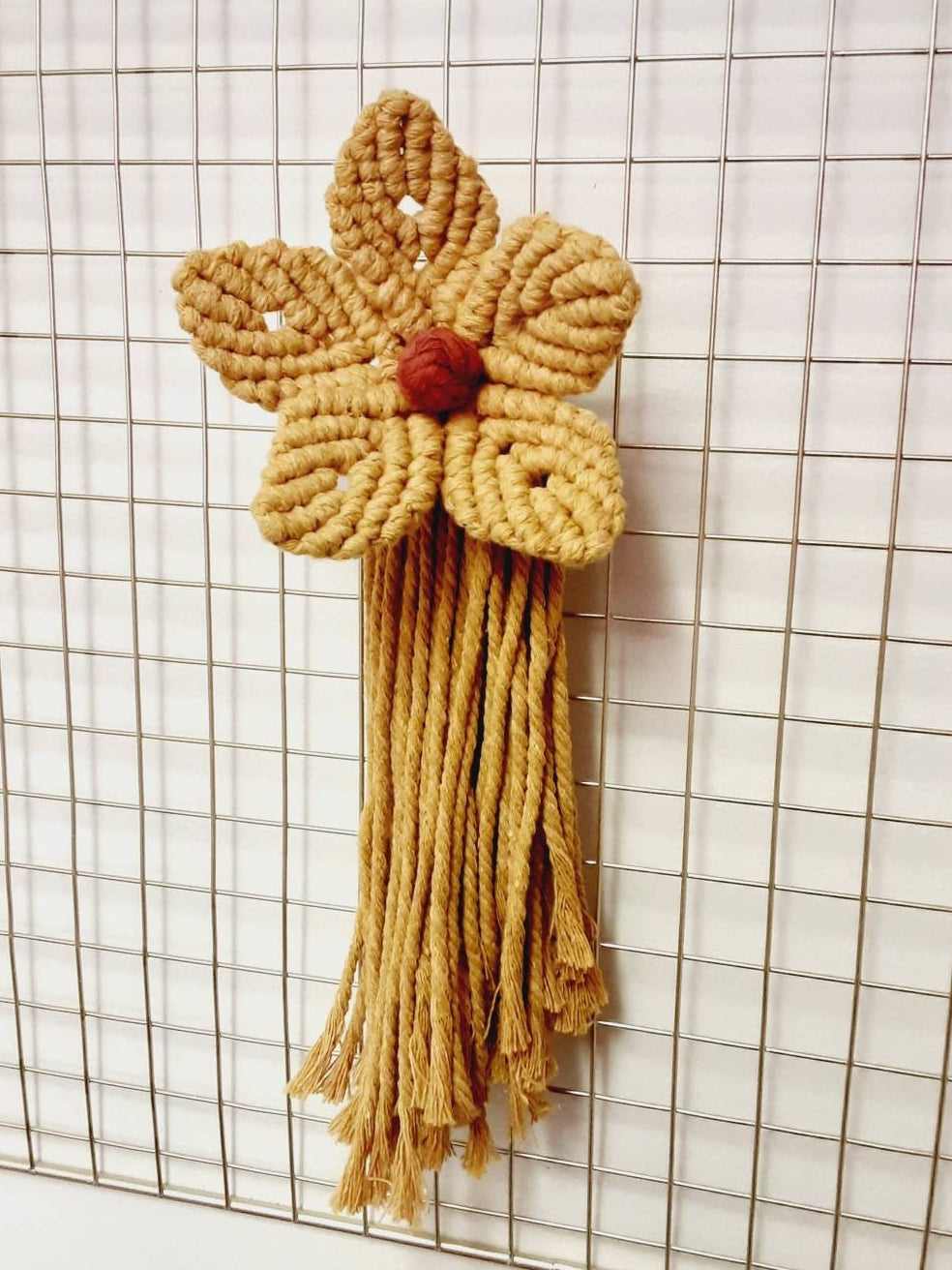 Large Macrame Flower Decor