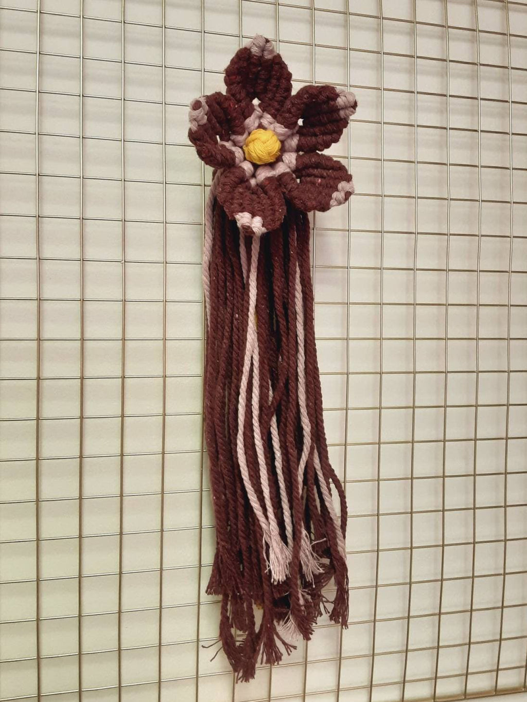 Large Macrame Flower Decor