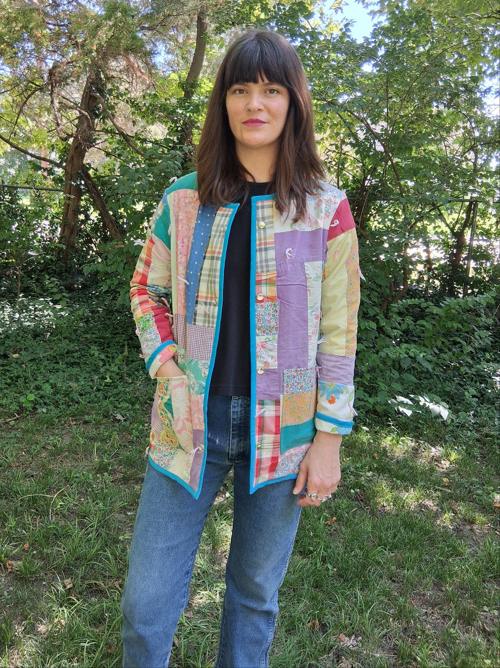 Tied patchwork Quilt