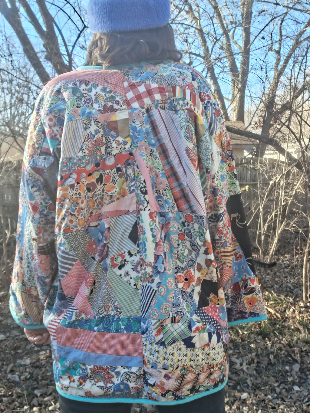 Crazy, quilt jacket