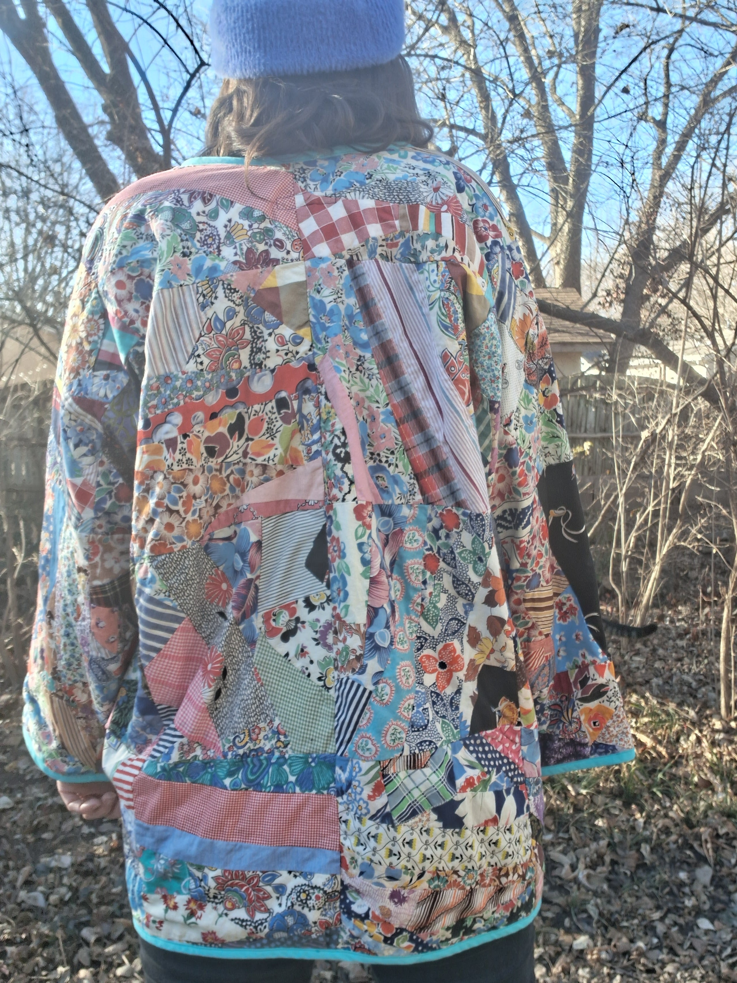 Crazy, quilt jacket