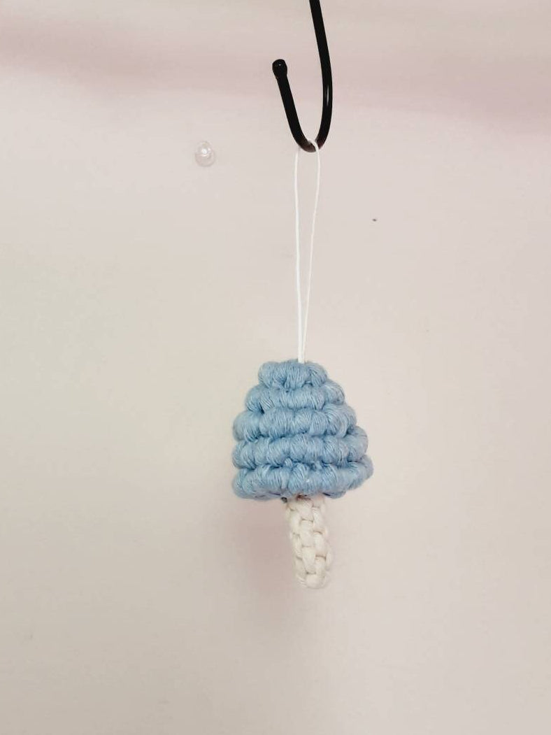 Macrame Mushroom Ornaments