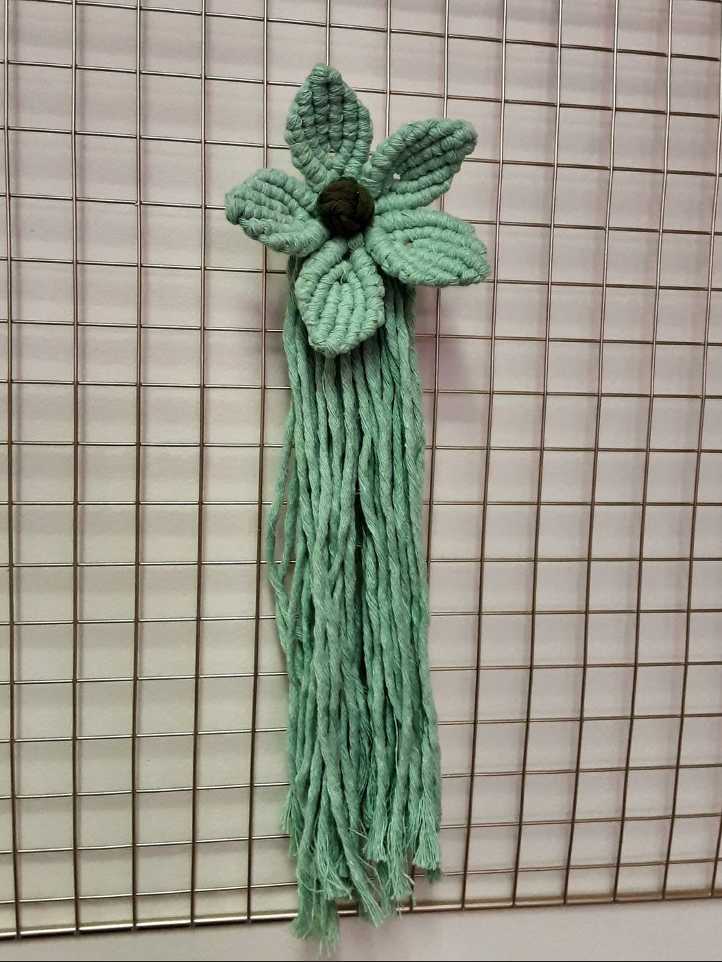 Large Macrame Flower Decor