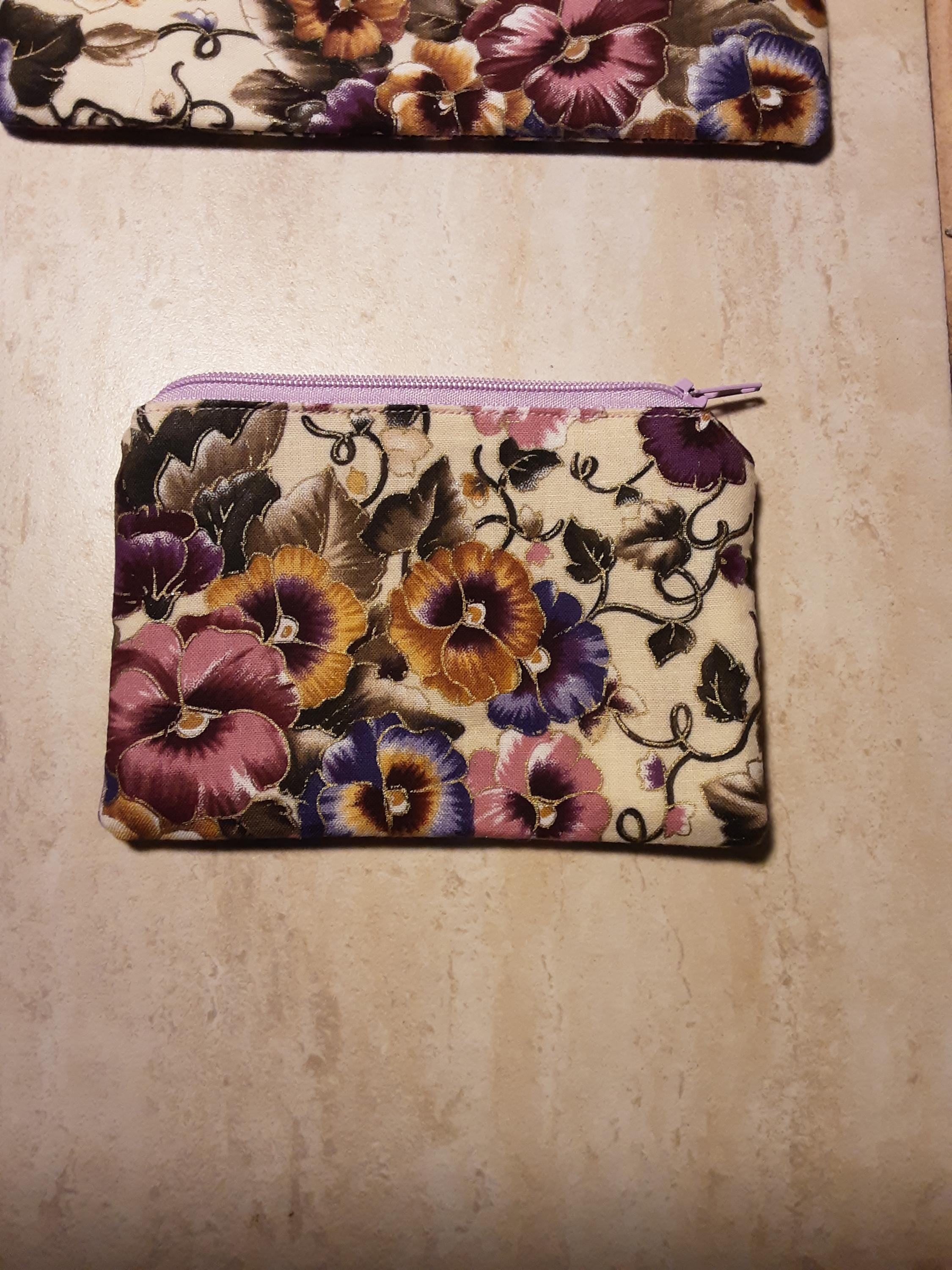 Floral Zipper Pouch