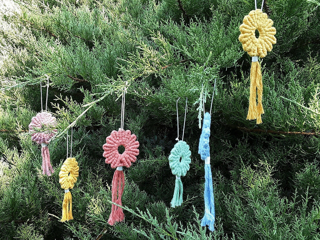 Macrame Flower Ornament