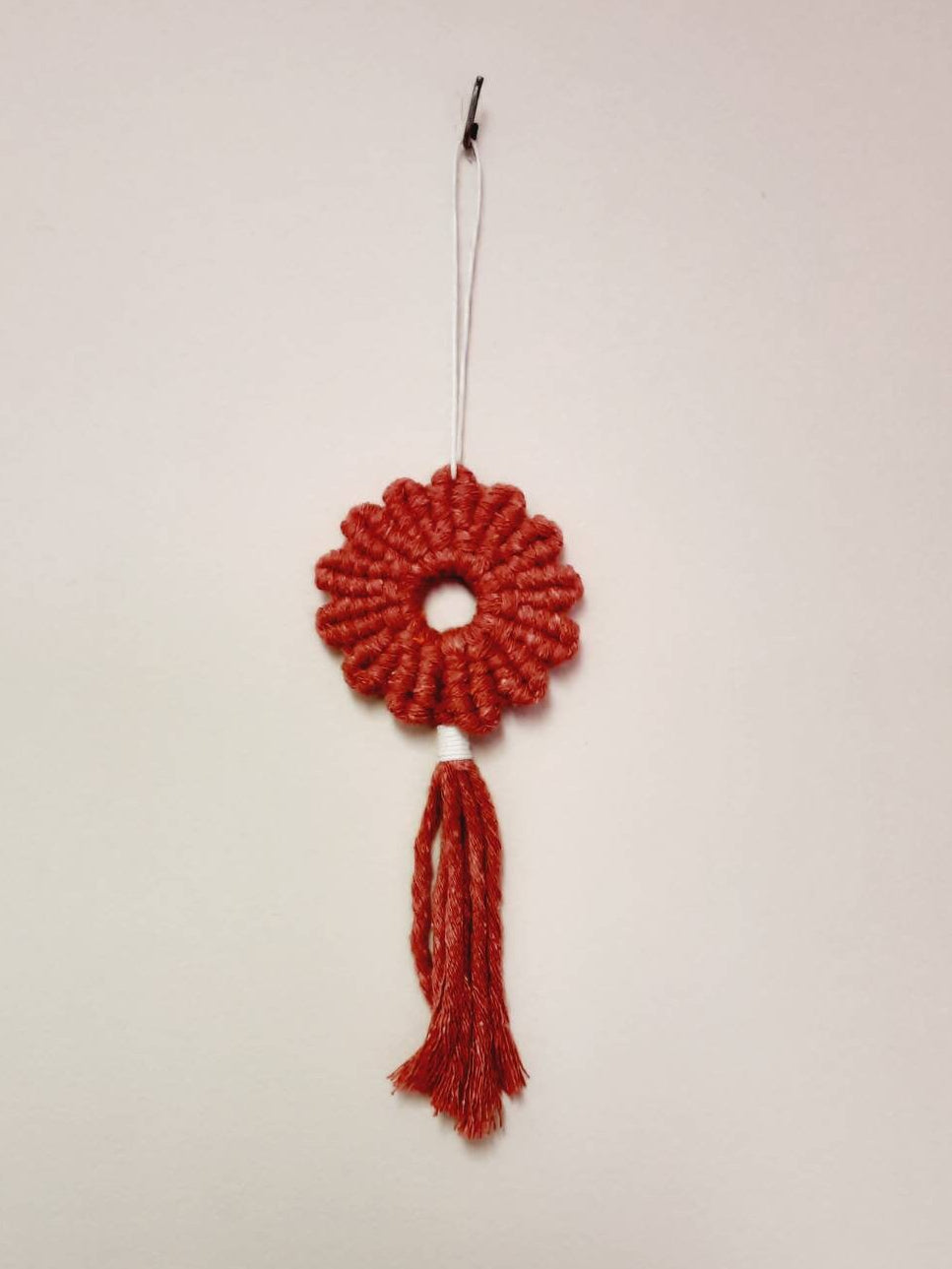 Macrame Flower Ornament