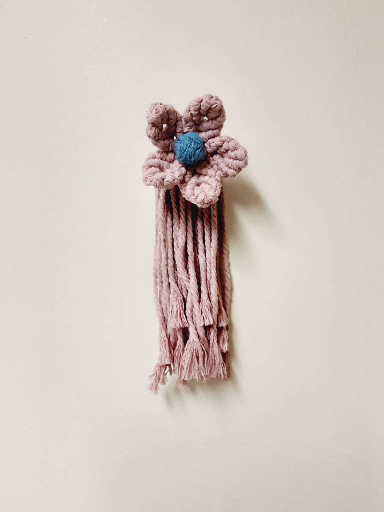 Small Macrame Flower Decor